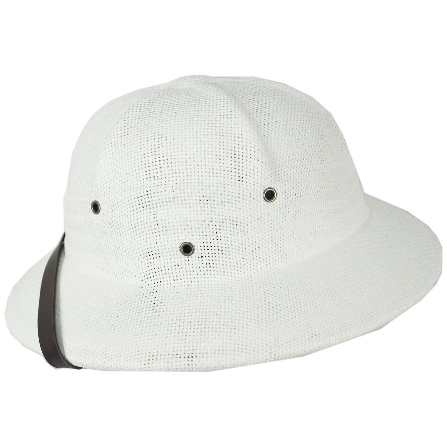 Village Hat Shop | Toyo Straw Pith Helmet | 128800 | profile | WHITE