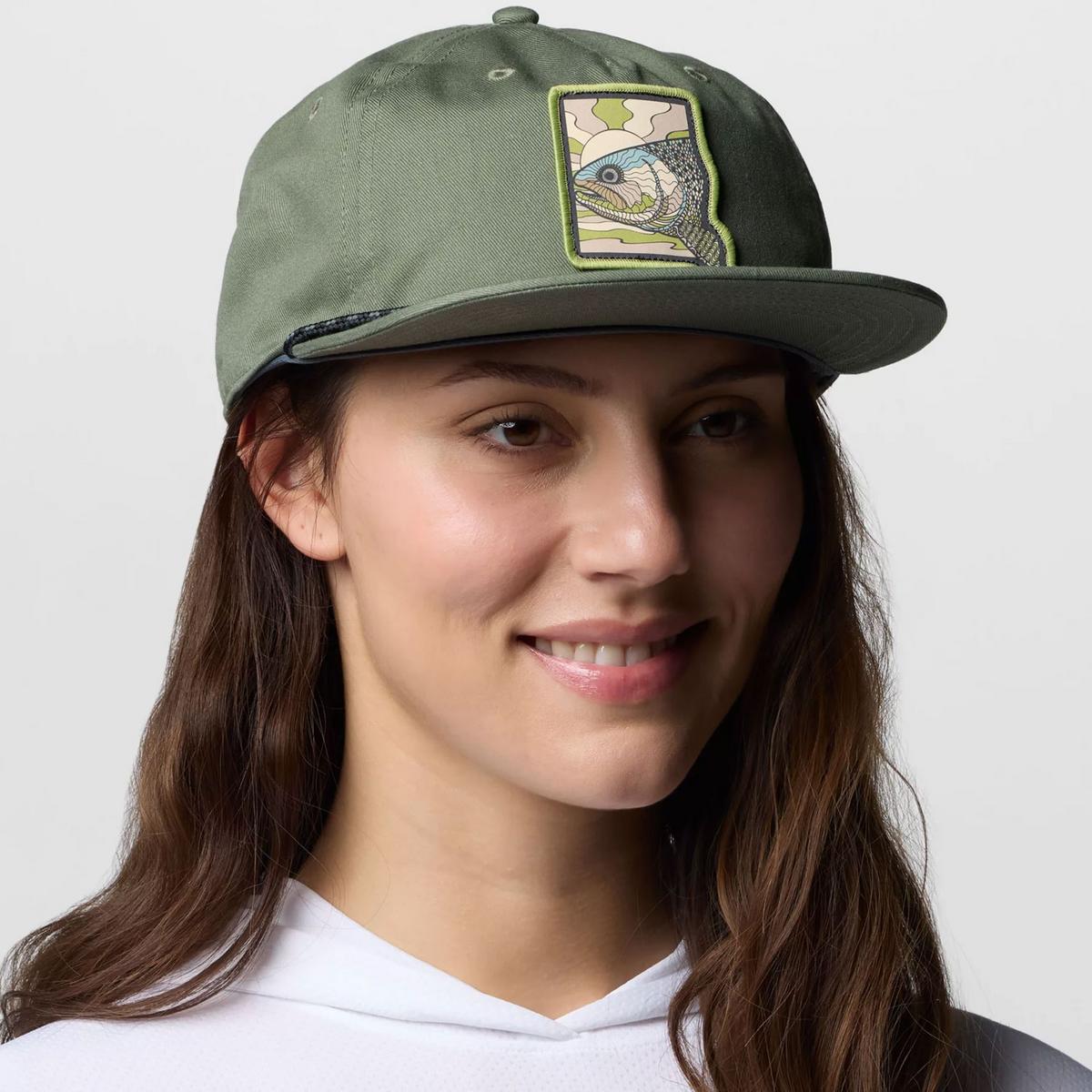 Columbia Sportswear | PFG Back Tack Snapback Baseball Cap | 400090 | lsfone | CYPRESS