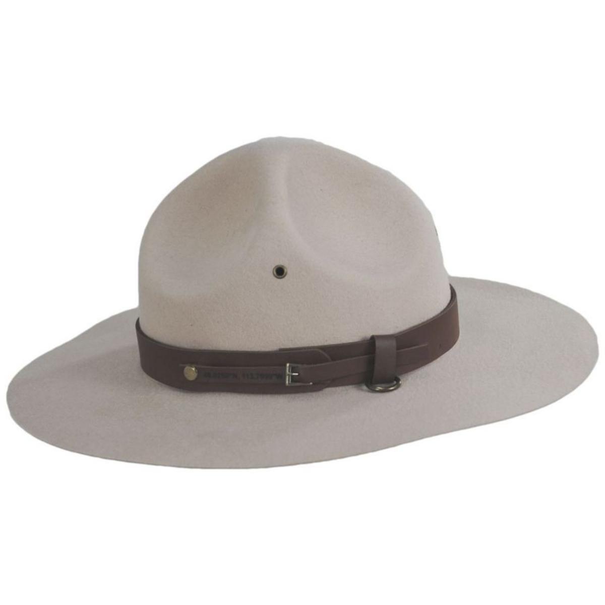 Bailey 1922 | Montana Wool Felt Campaign Hat | 130024 | profile | NOUGAT