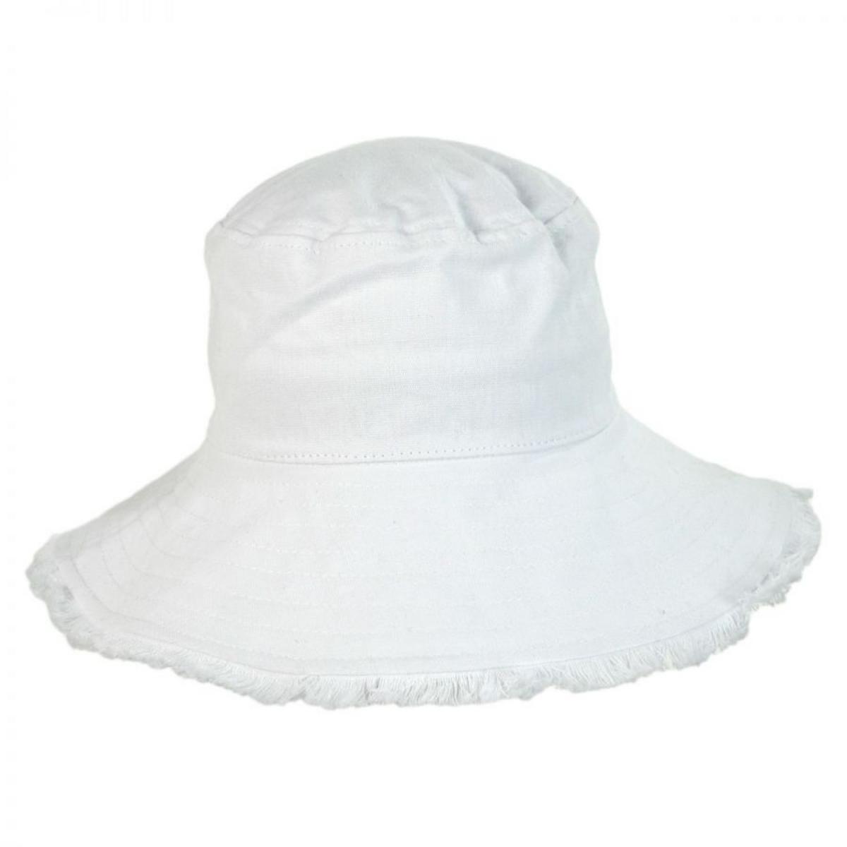 Physician Endorsed | Castaway Cotton Sun Hat | 108708 | front | WHITE