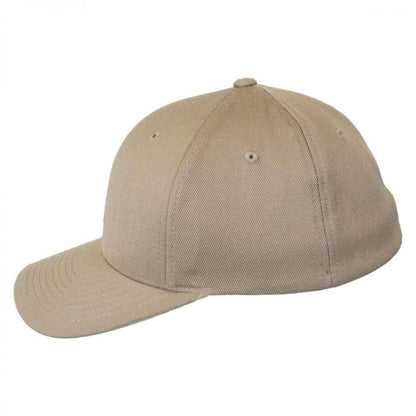 Kangol | Logo Wool FlexFit Fitted Baseball Cap | 201104 | profile | BEIGE