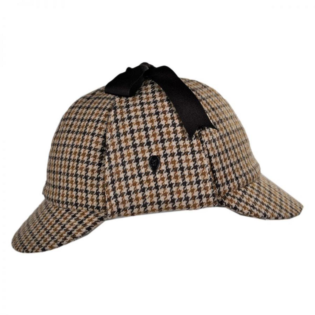 Sherlock Holmes Houndstooth Wool Blend Hat – Village Hat Shop