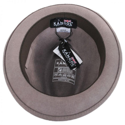 Kangol | Wool LiteFelt Player Fedora Hat | 130197 | under | COCOA