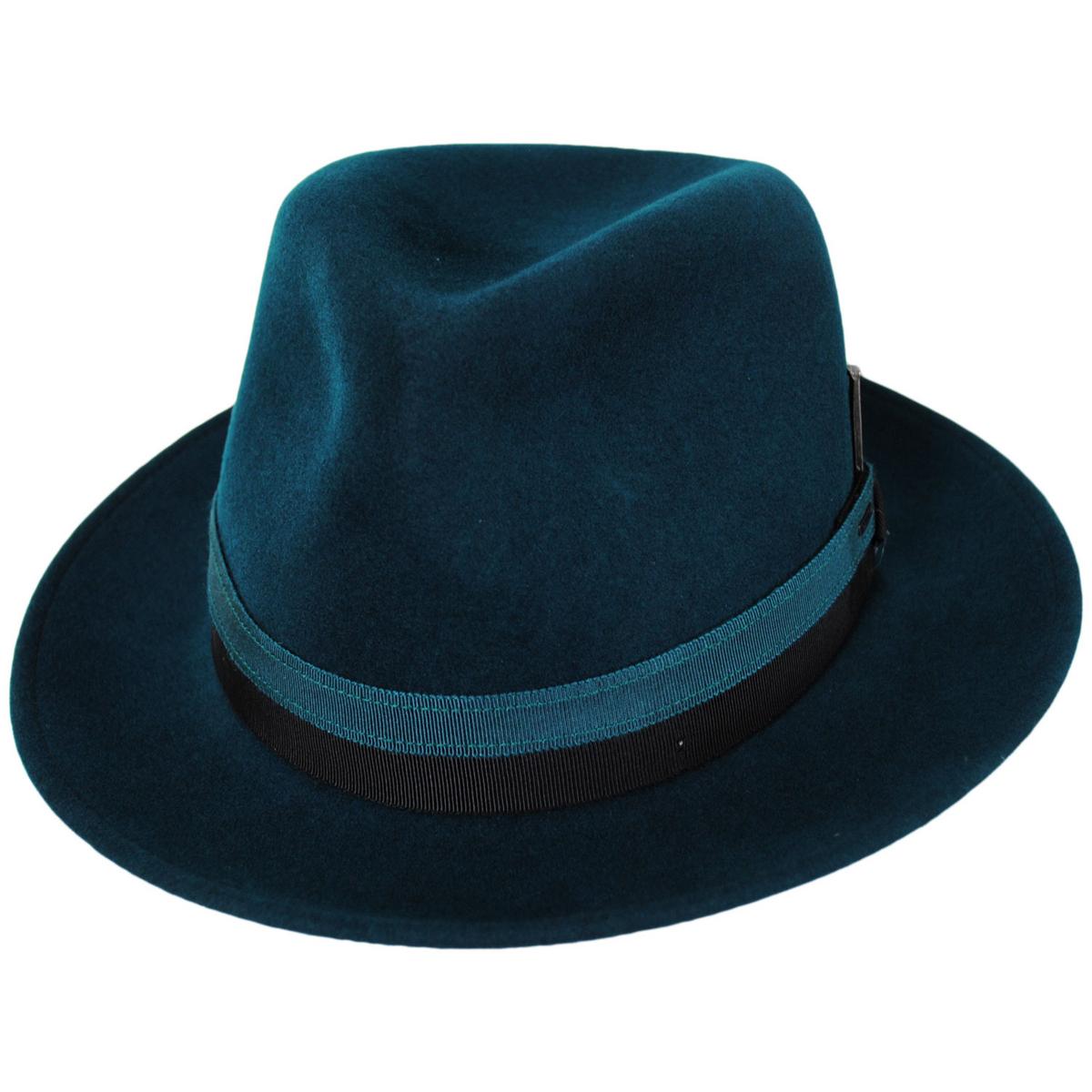 Bailey 1922 | Appley Elite Velour Wool Felt Fedora Hat | 130398 | lead | SEA MOSS