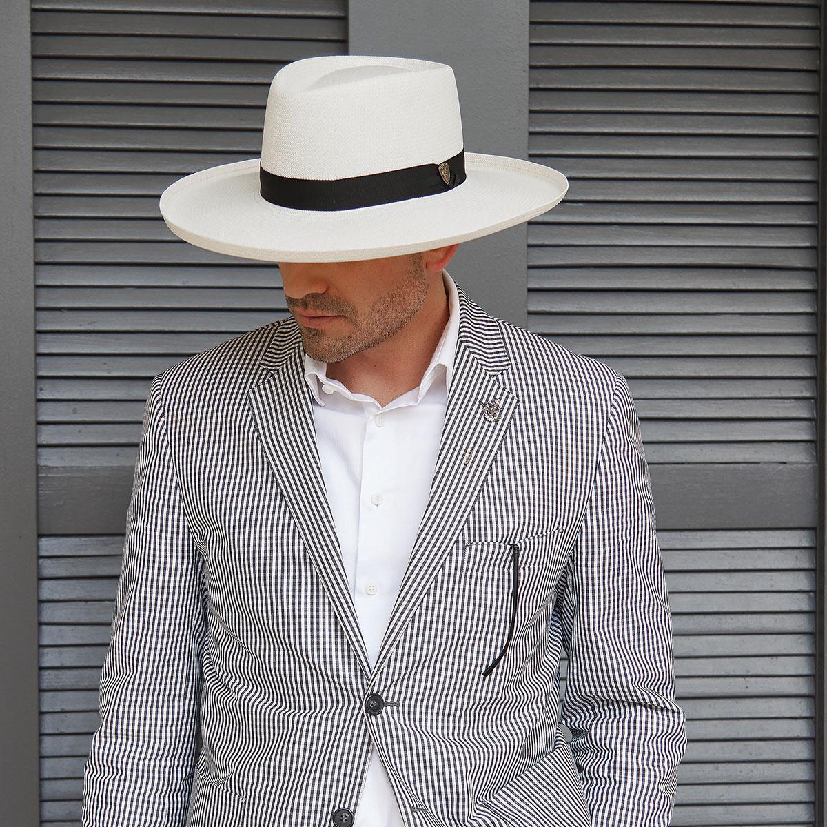 Dobbs | San Juan Shantung Straw Planter Hat | 126945 | lsmtwo | NATURAL