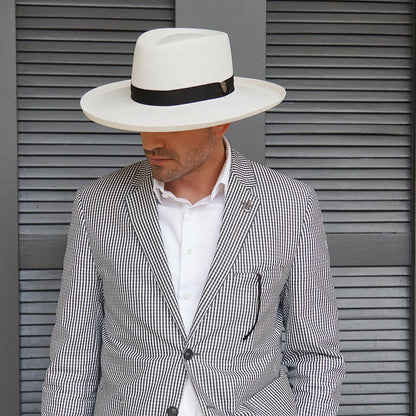 Dobbs | San Juan Shantung Straw Planter Hat | 126945 | lsmtwo | NATURAL