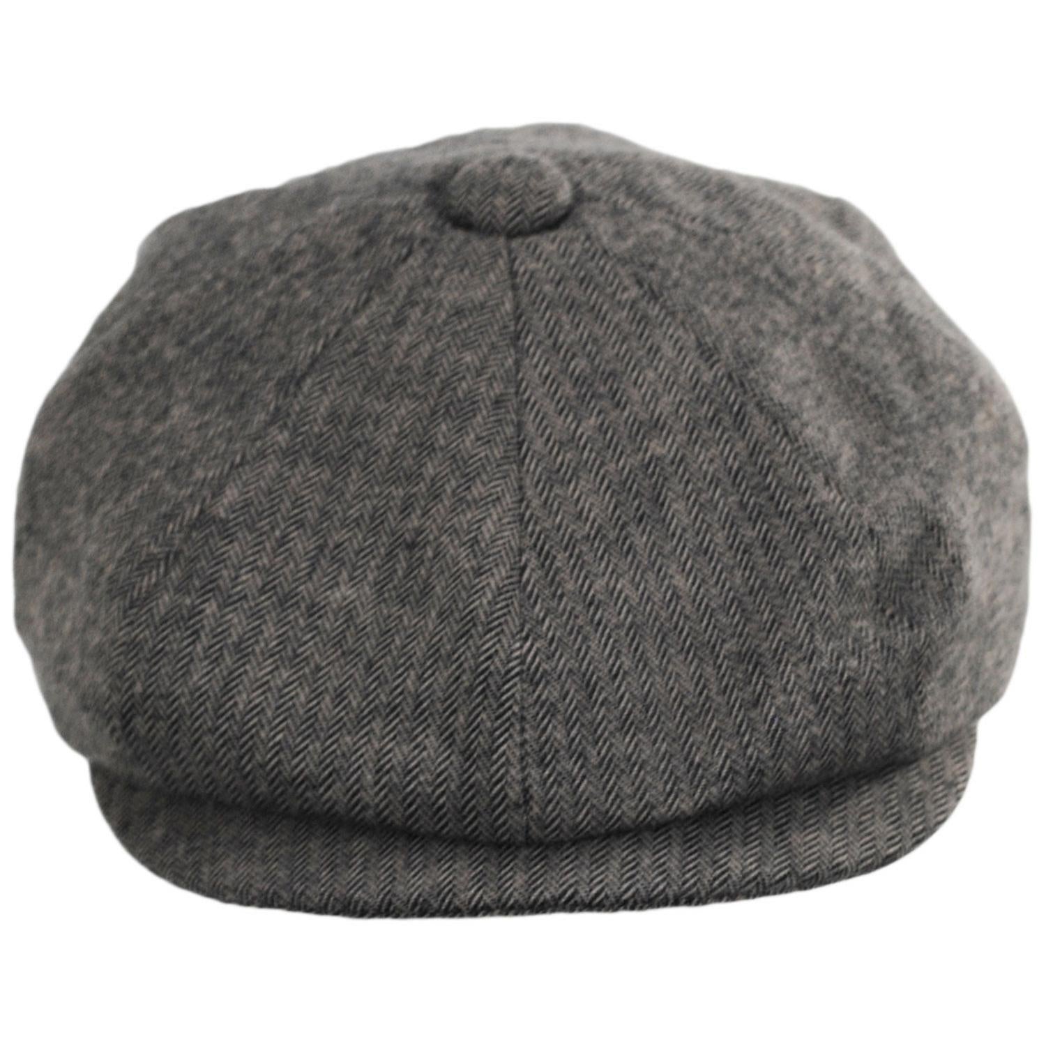 Cardiff Cotton Herringbone Newsboy Cap – Village Hat Shop