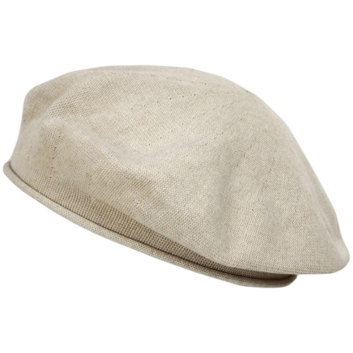 sur la tete | Cotton Beret - 11.5 inch Diameter | 151101 | lead | SANDSTONE