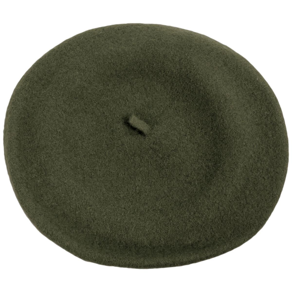 Village Hat Shop | Wholesale Wool Fashion Beret B2B Pre-Pack | B2B152500 | under | OLIVE GREEN