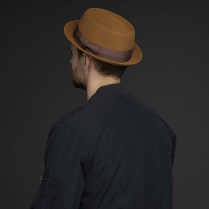 Bailey 1922 | Darron Wool LiteFelt Pork Pie Hat - Caramel | 130000FW24 | lsmthree | CARAMEL