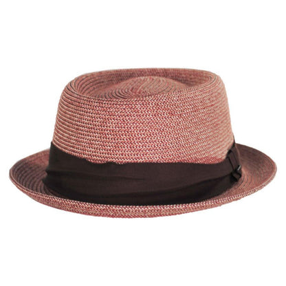 Bailey 1922 | Waits Sewn Braid Straw Pork Pie Hat | 127798 | lead | CHILI PEPPER