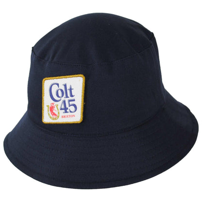 BRIXTON HATS | Colt 45 x Brixton Cotton Reversible Bucket Hat | 185559 | front | MULTI/MIDNIGHT BLUE