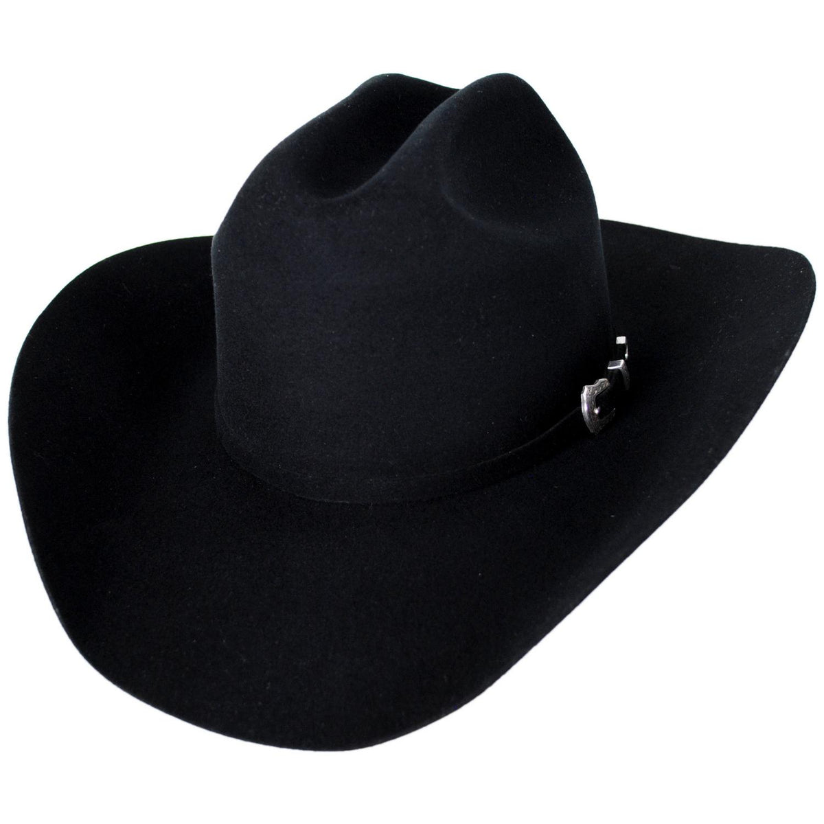Bailey Western | Pageant II Wool Felt Western Hat | 130135 | lead | BLACK