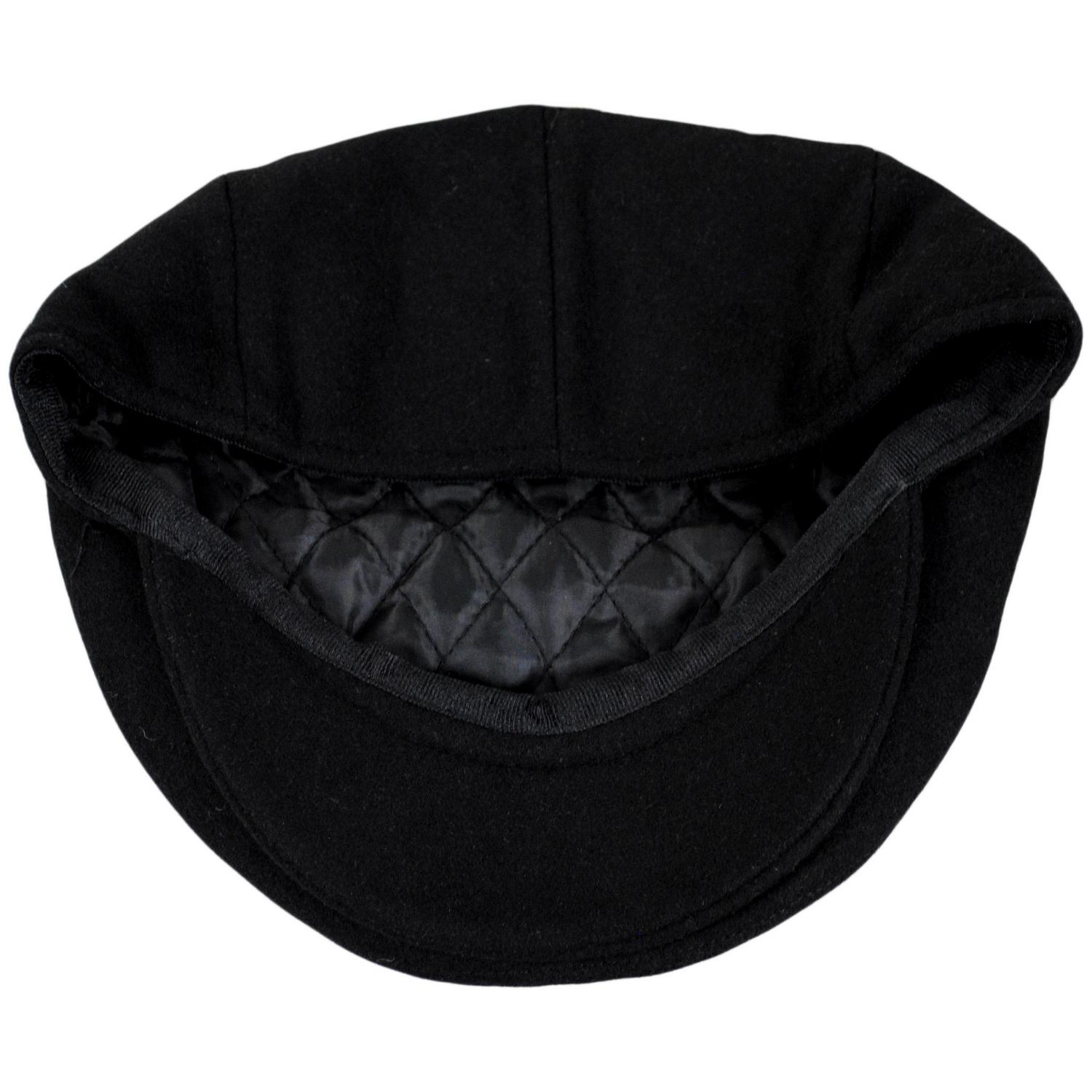 Harlem Wool Blend Ivy Cap - Black – Village Hat Shop
