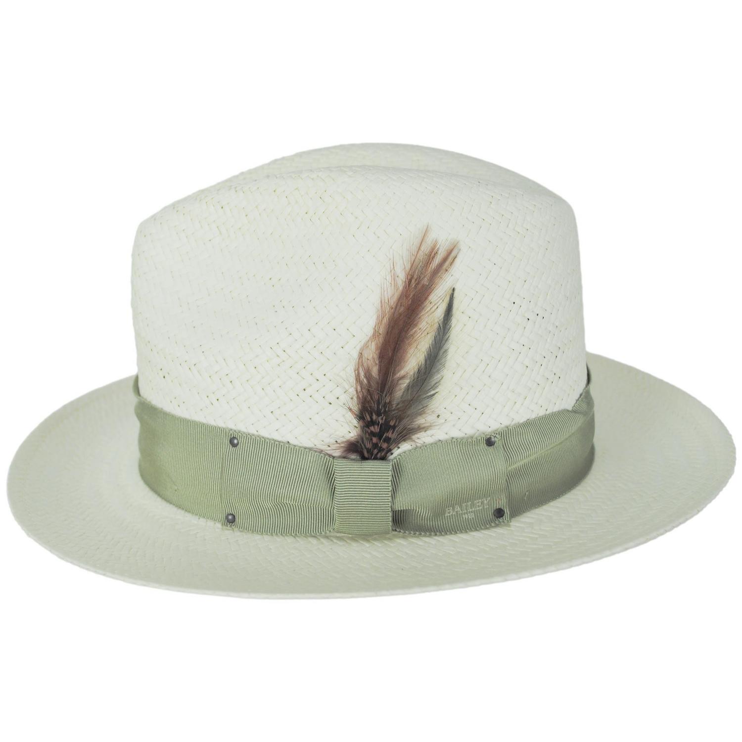 Bailey 1922 | Blixen Sun Raindura Straw Fedora Hat | 127936 | profile | NATURAL