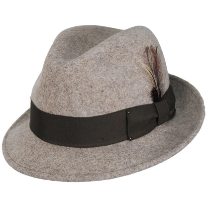 Bailey 1922 | Tino Wool LiteFelt Trilby Fedora Hat - Natural Mix | 130008FW22 | lead | NATURAL MIX