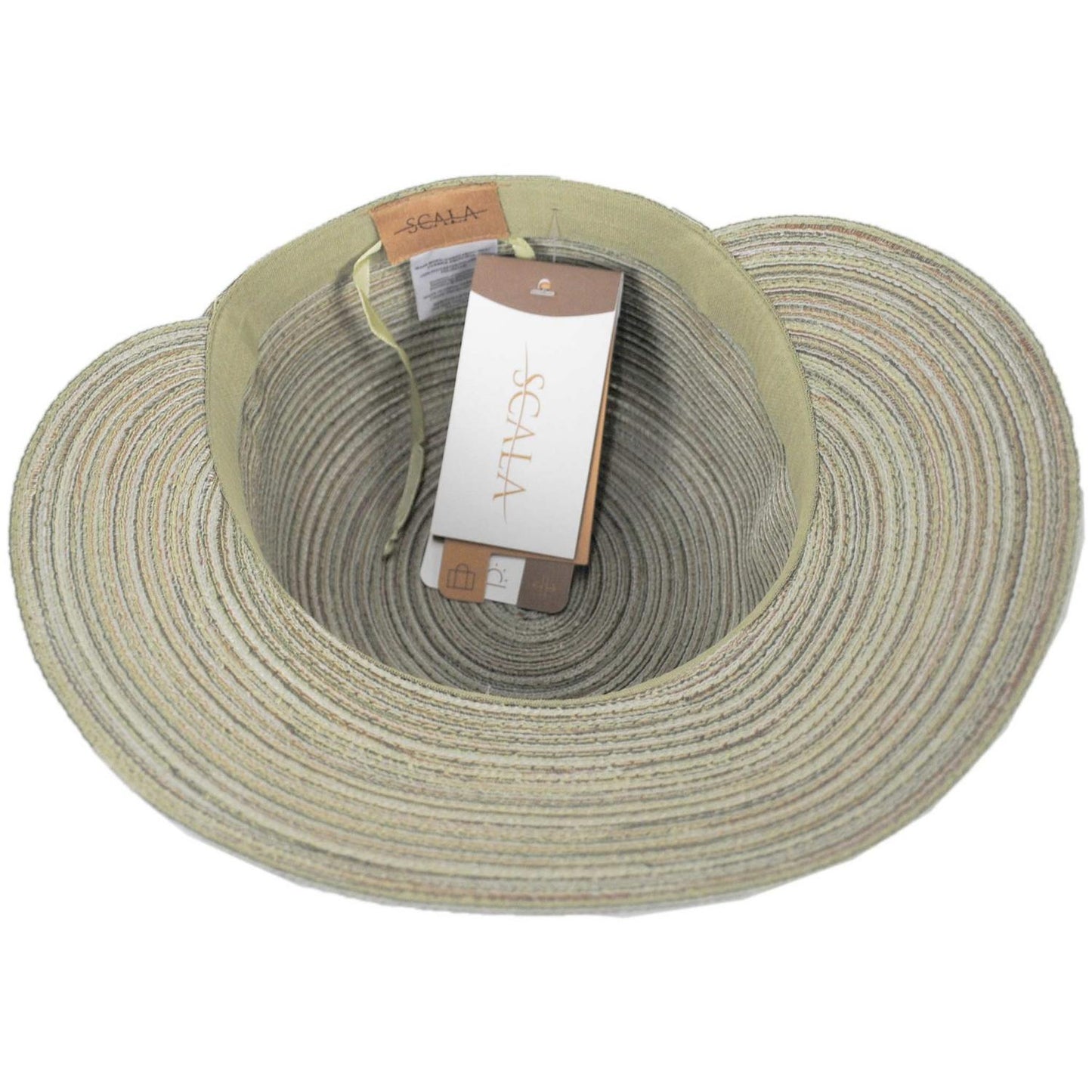 Scala | Teodora Poly Braid Facesaver Cap | 101567 | under | OLIVE