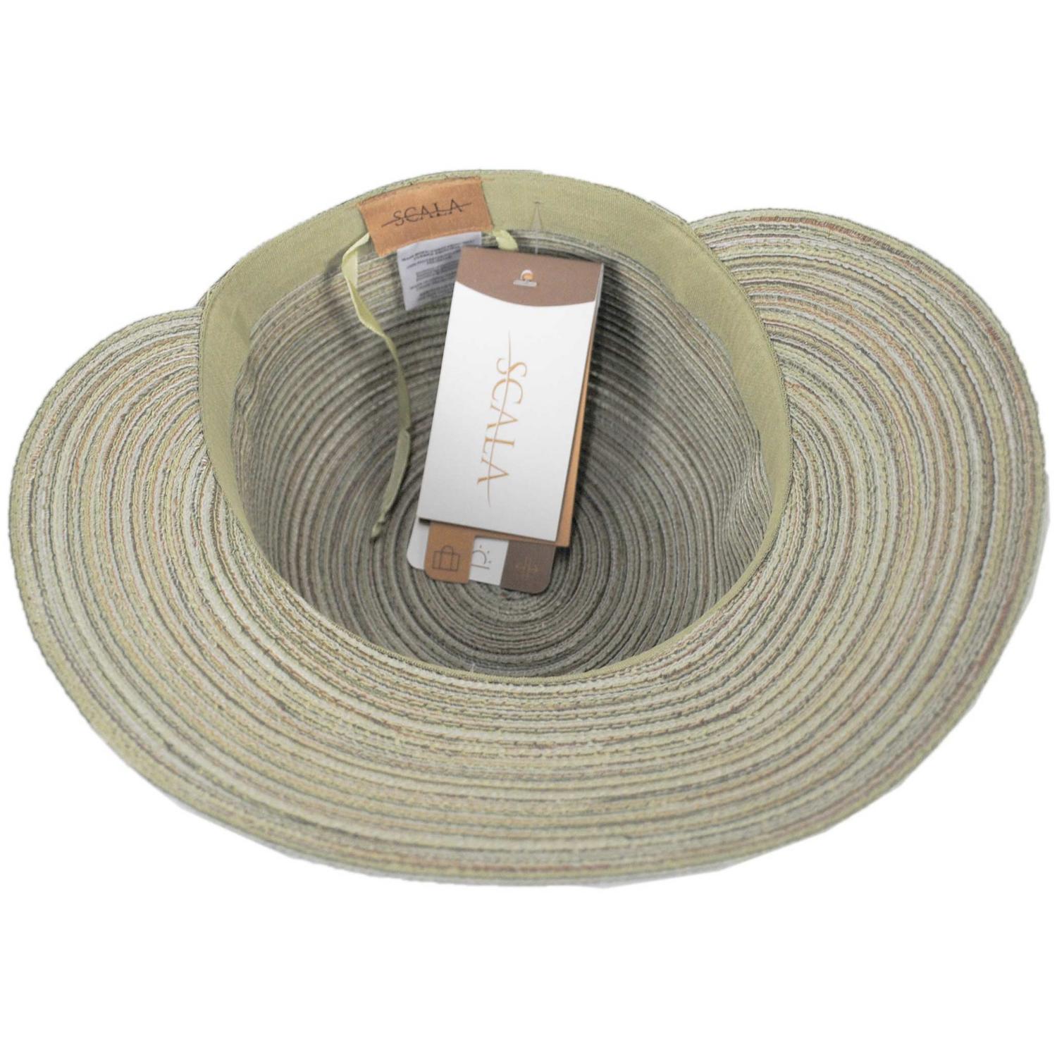 Scala | Teodora Poly Braid Facesaver Cap | 101567 | under | OLIVE