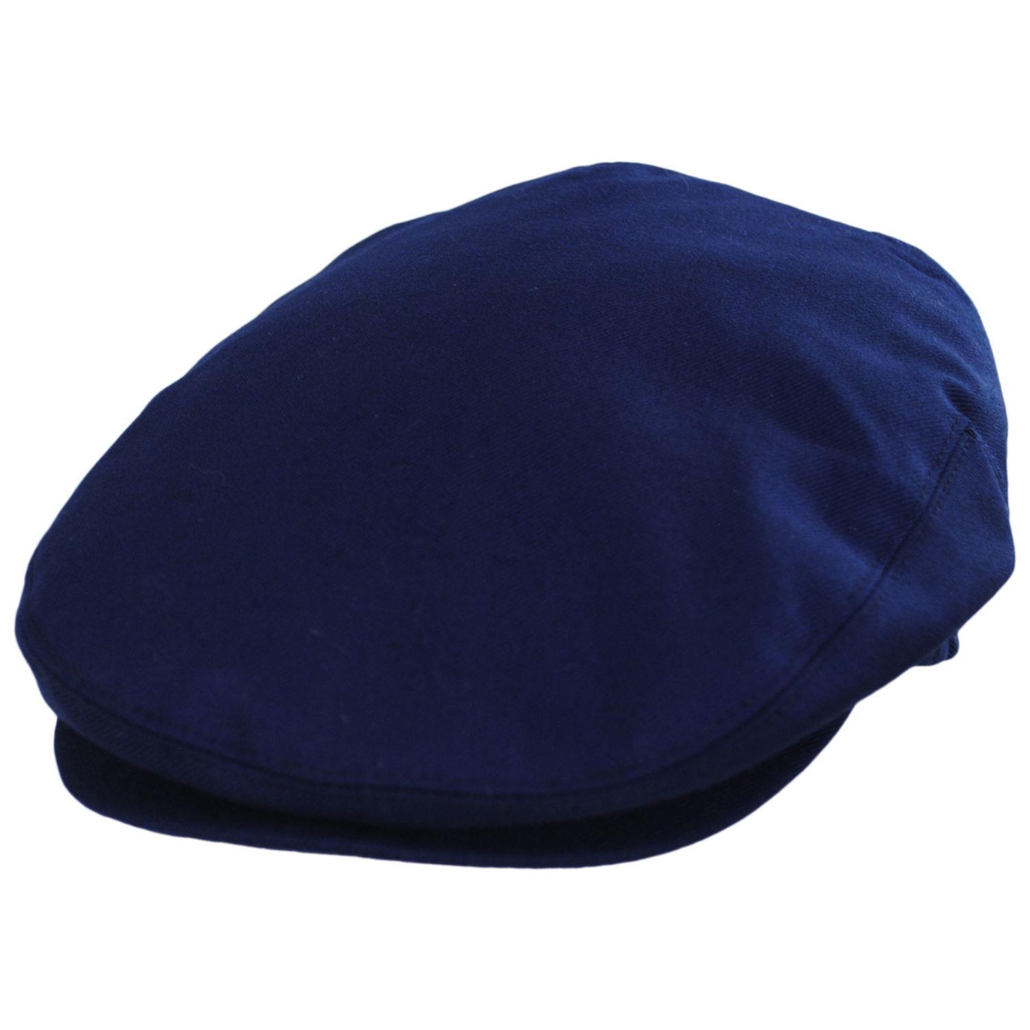 Baskerville Hat Company | Kensington Wool Twill Ivy Cap | 167666 | lead | NAVY BLUE