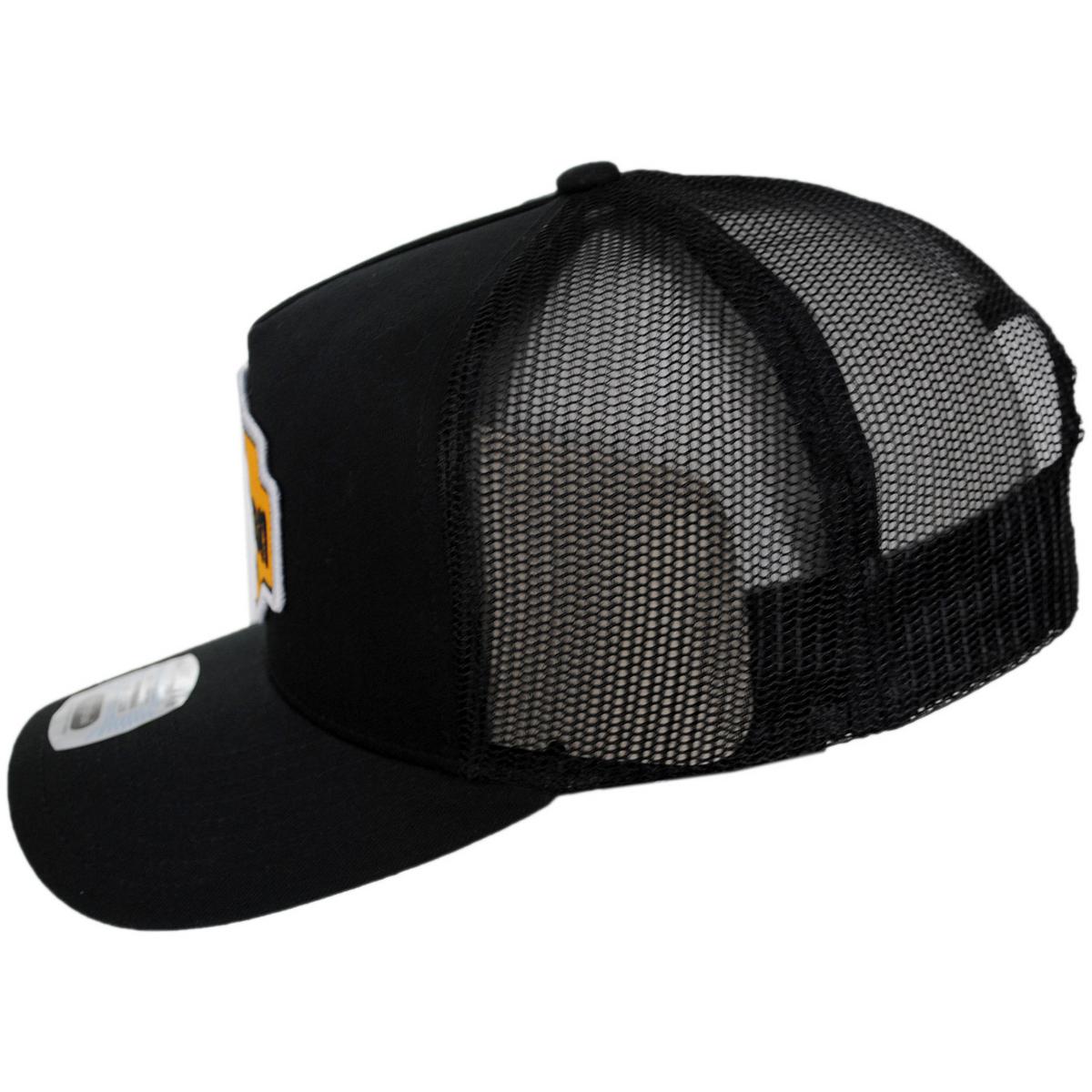 BRIXTON HATS | Genuine Quality MP Trucker Snapback Baseball Cap | 201877 | profile | BLACK/BLACK