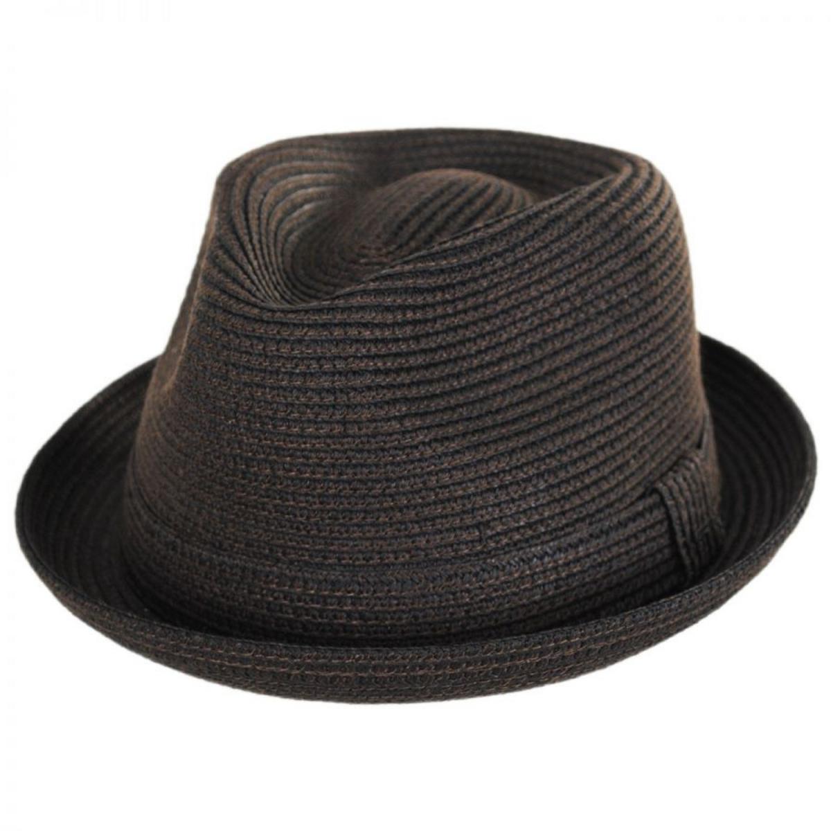 Bailey 1922 | Billy Braided Toyo Straw Fedora Hat - Classic Colors | 127843 | lead | ESPRESSO