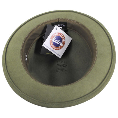 Bailey 1922 | Tino Wool LiteFelt Trilby Fedora Hat - Fashion Colors | 130008FW24 | under | KELP