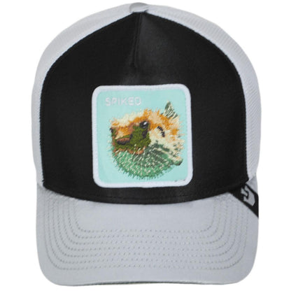 Goorin Bros | Spiked Mesh Trucker Snapback Baseball Cap | 200690 | front | BLACK