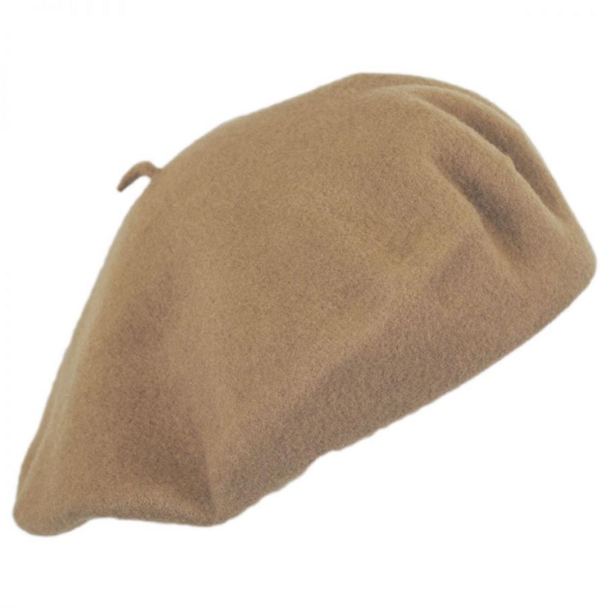 Kangol | Modelaine Wool Felt Beret | 150904 | front | CAMEL