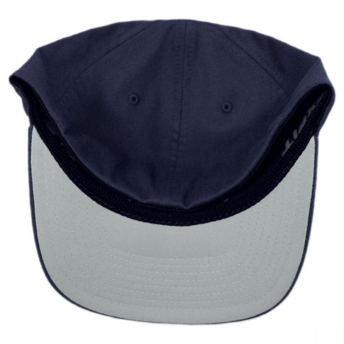 Flexfit | Combed Twill MidPro Flexfit Fitted Baseball Cap | 221502 | under | NAVY