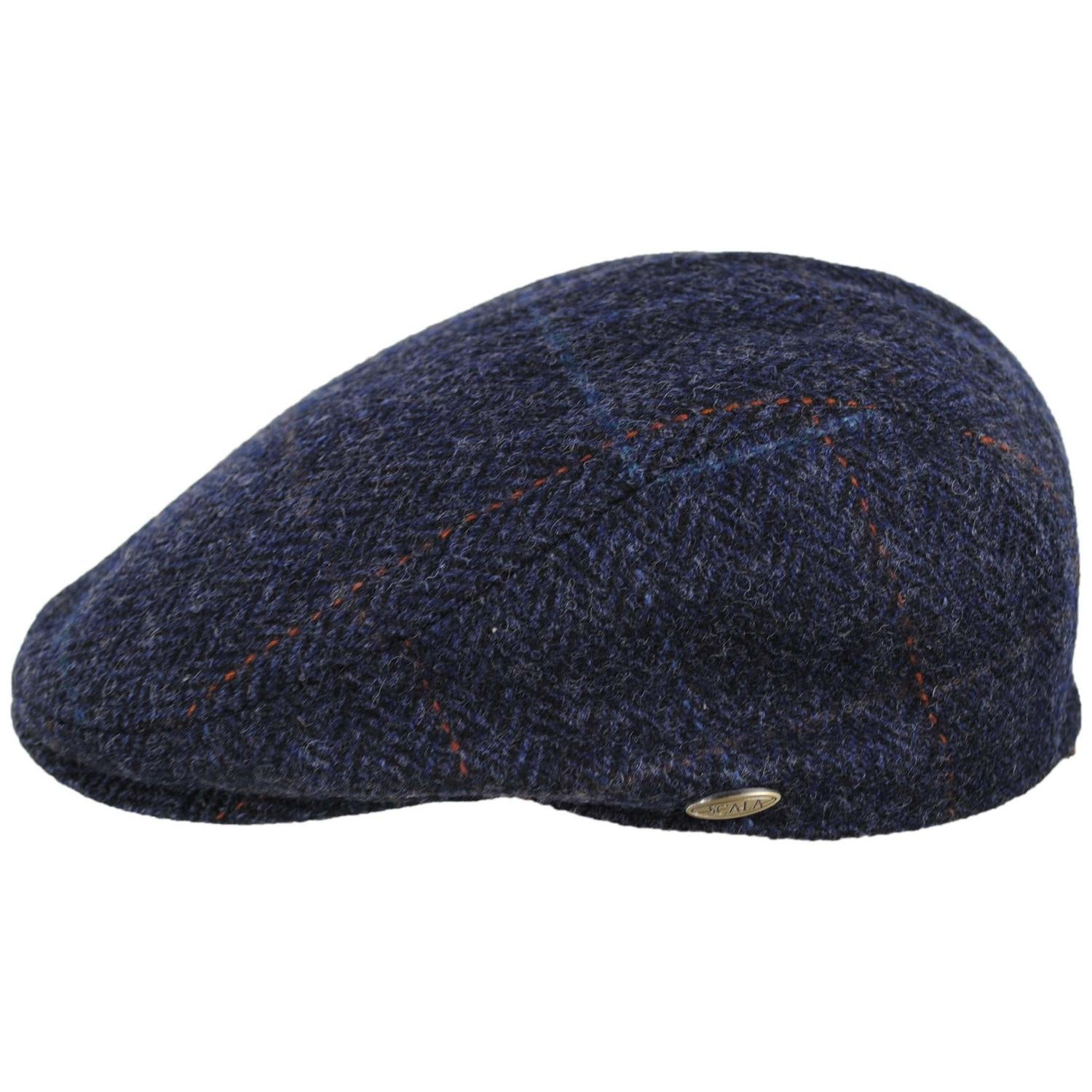 Scala | Adrian Wool Blend Ivy Cap | 160165 | profile | NAVY