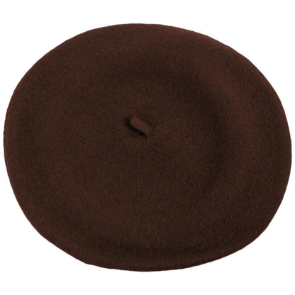 Village Hat Shop | Wool Fashion Beret | 152500 | top | BROWN