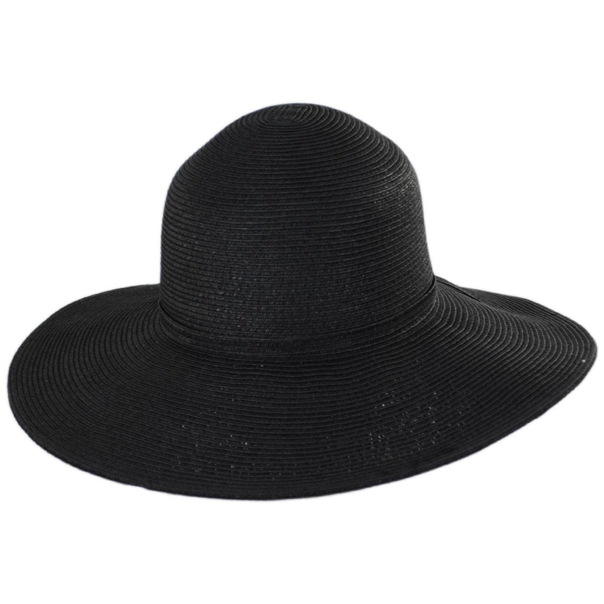 sur la tete | Wholesale Brighton Toyo Straw Sun Hat B2B Pre-Pack | B2B104203 | lead | BLACK