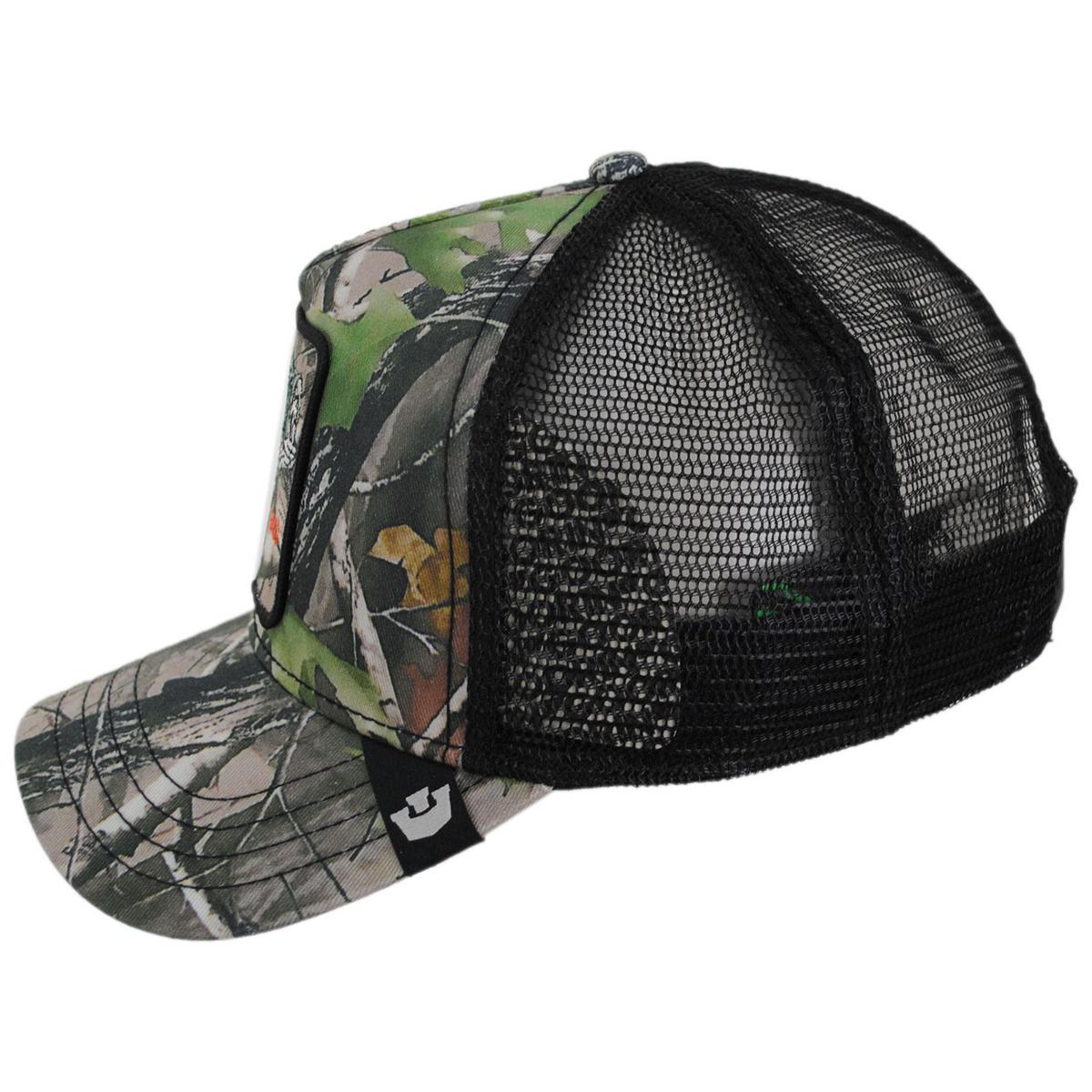Goorin Bros | Bass Real Tree Camo Mesh Trucker Snapback Baseball Cap | 200737 | profile | CAMOUFLAGE