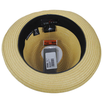 Stefeno Hats | Jonas Toyo Straw Stingy Brim Fedora Hat | 129708 | under | NATURAL