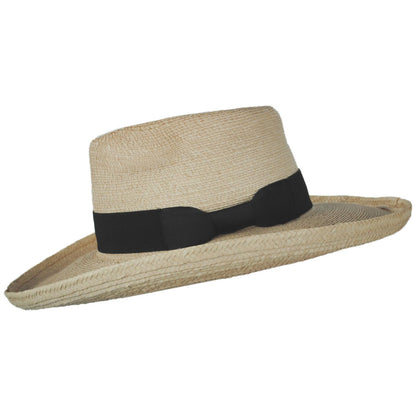 SunBody Hats | Plantation Guatemalan Fine Palm Leaf Straw Hat | 128210 | profile | NATURAL