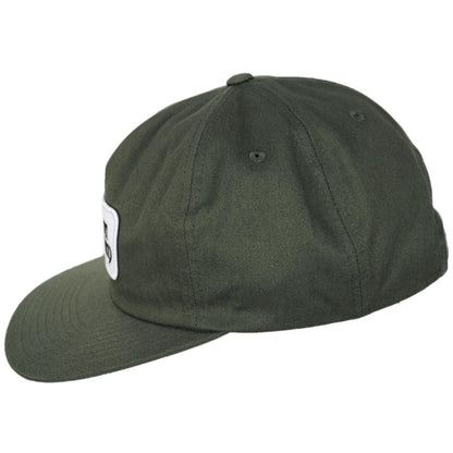 BRIXTON HATS | Norvell MP Cotton Snapback Baseball Cap - Dark Olive | 201839HO24 | profile | DARK OLIVE