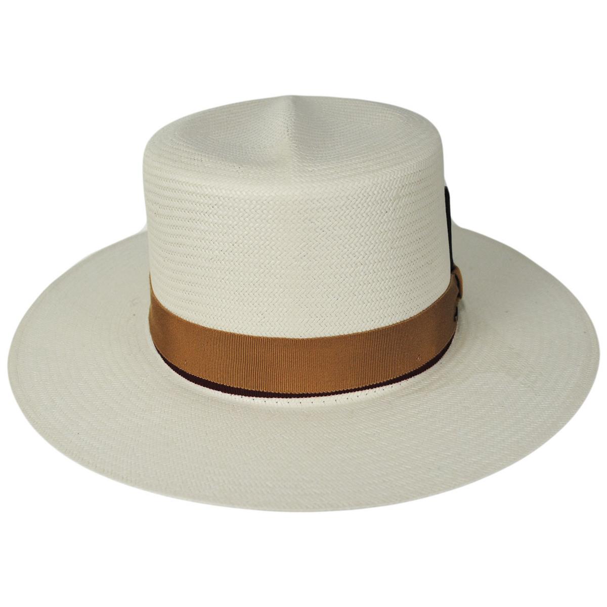 Bailey 1922 | Newhall Shantung LiteStraw Boater Hat | 127897 | front | NATURAL