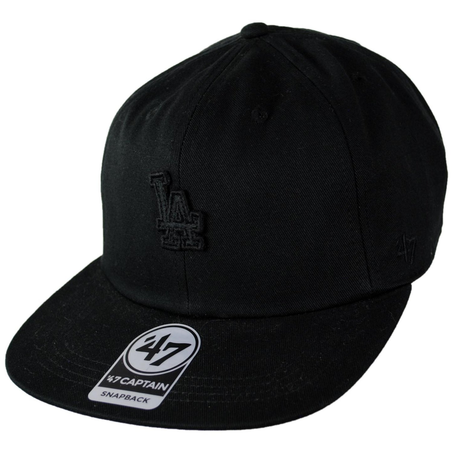 47 Brand | Los Angeles Dodgers MLB Captain RL Snapback Baseball Cap | 203051 | lead | BLACK