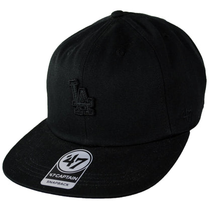 47 Brand | Los Angeles Dodgers MLB Captain RL Snapback Baseball Cap | 203051 | lead | BLACK
