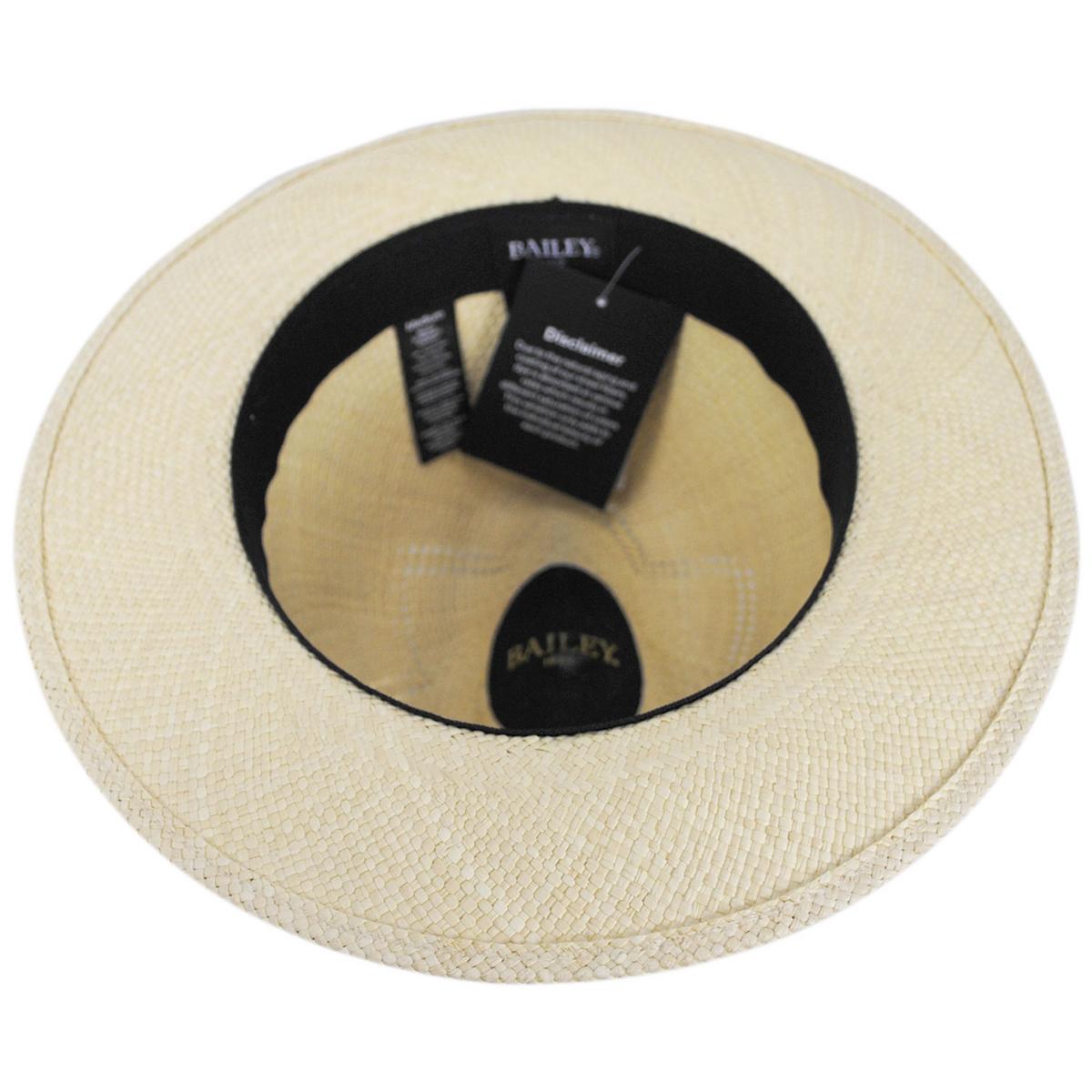 Bailey 1922 | Arion Panama Straw Fedora Hat | 127731 | under | NATURAL