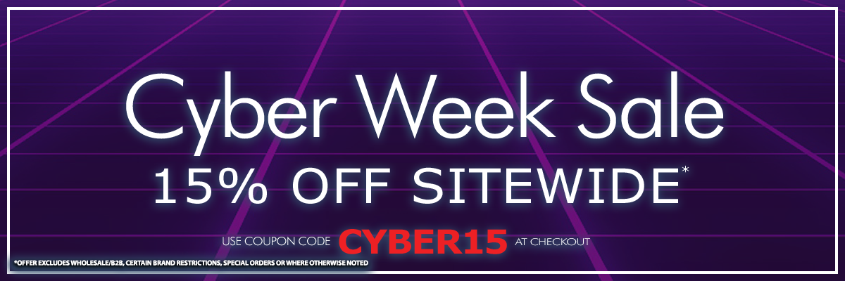15% Off Sitewide Cyber Week Sale Coupon Code CYBER15