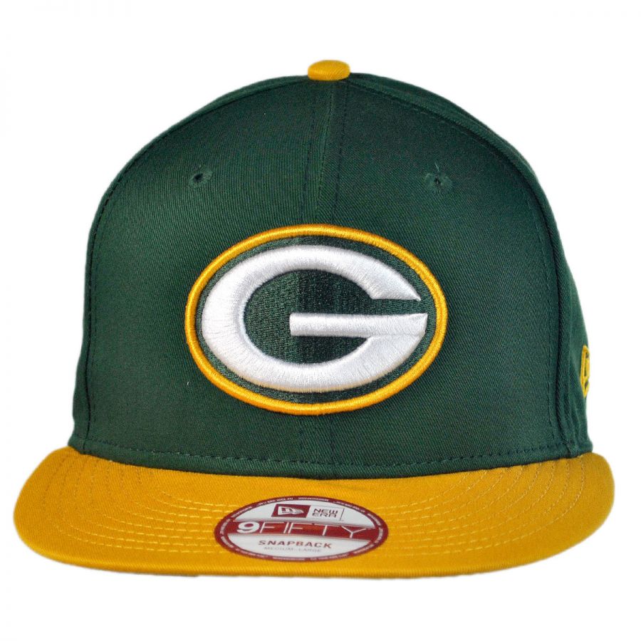 New Era Green Bay Packers NFL 9Fifty Snapback Baseball Cap NFL Football ...