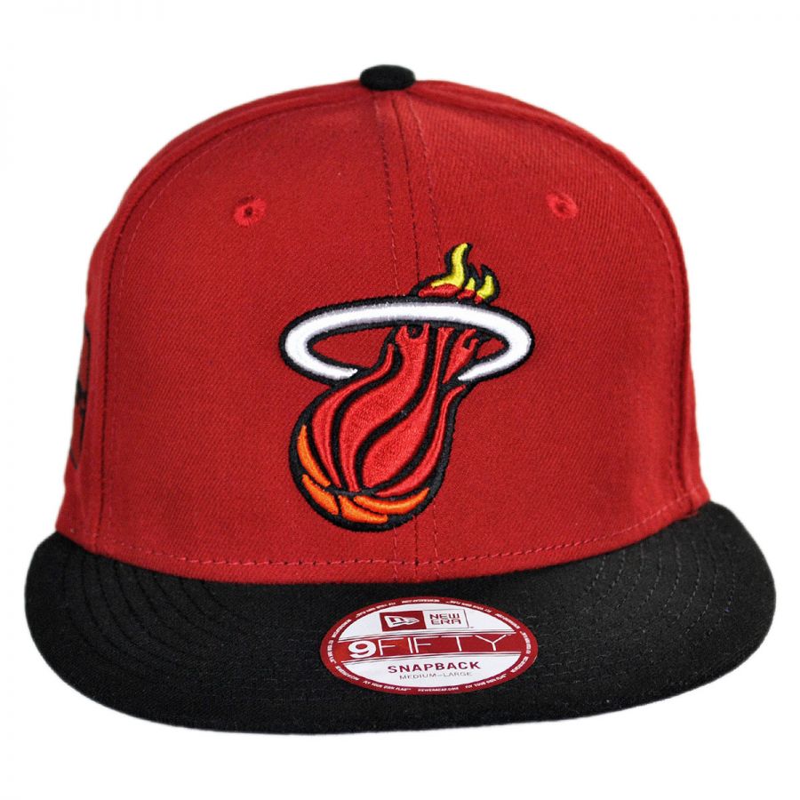 New Era Miami Heat NBA Hardwood Classics 9Fifty Snapback Baseball Cap ...