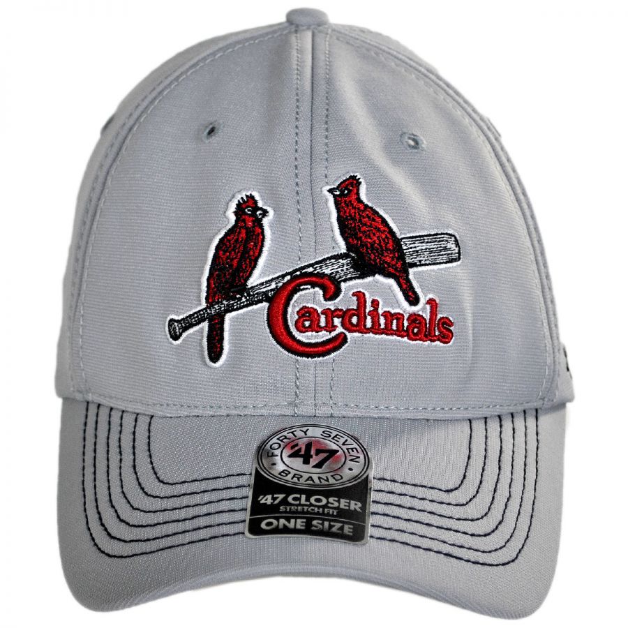 47 Brand St. Louis Cardinals MLB GT Closer Fitted Baseball Cap MLB Baseball Caps
