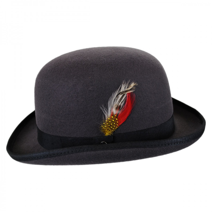 Jaxon Hats English Wool Felt Bowler Hat Derby & Bowler Hats