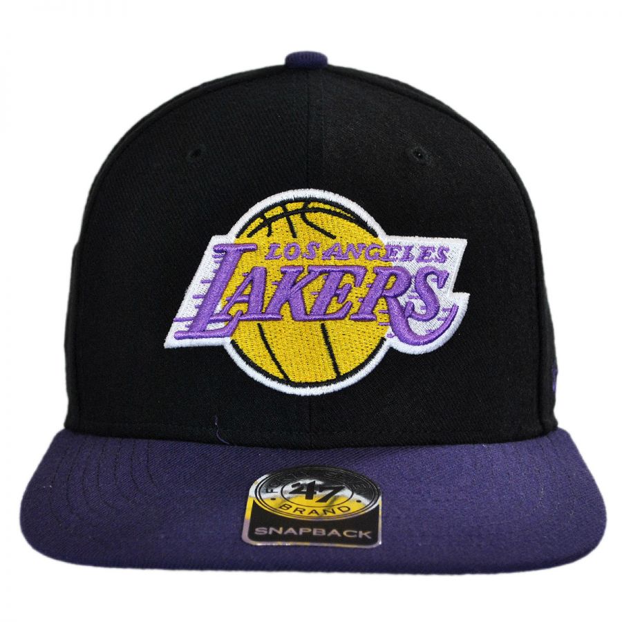47 Brand Los Angeles Lakers NBA Sure Shot Snapback Baseball Cap NBA ...
