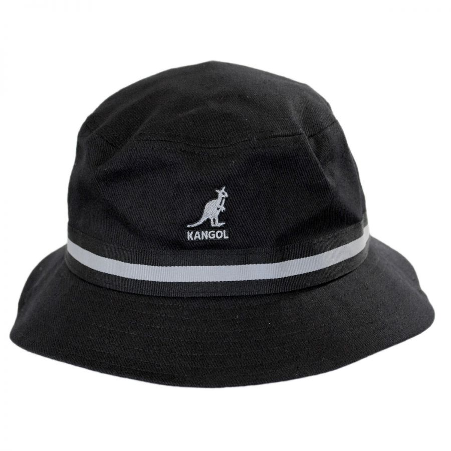Kangol Stripe Lahinch Cotton Bucket Hat Bucket Hats