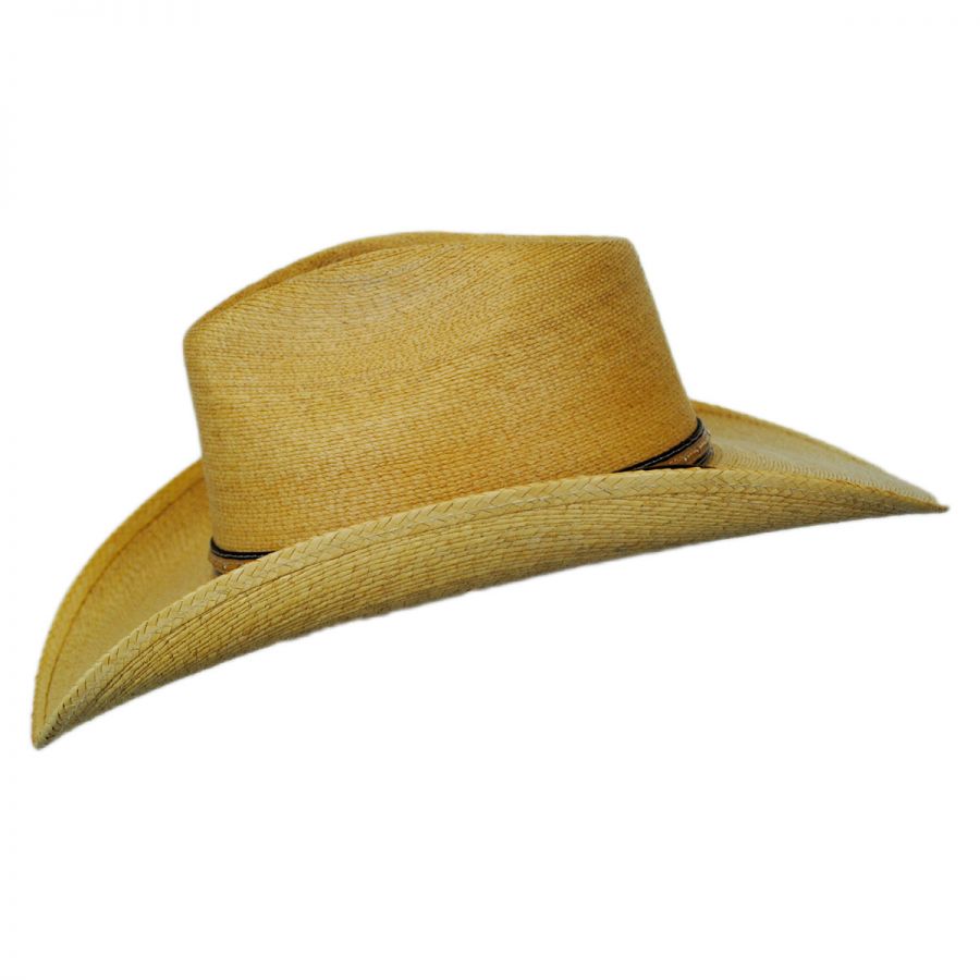 Sawmill Palm Leaf Straw Western Hat