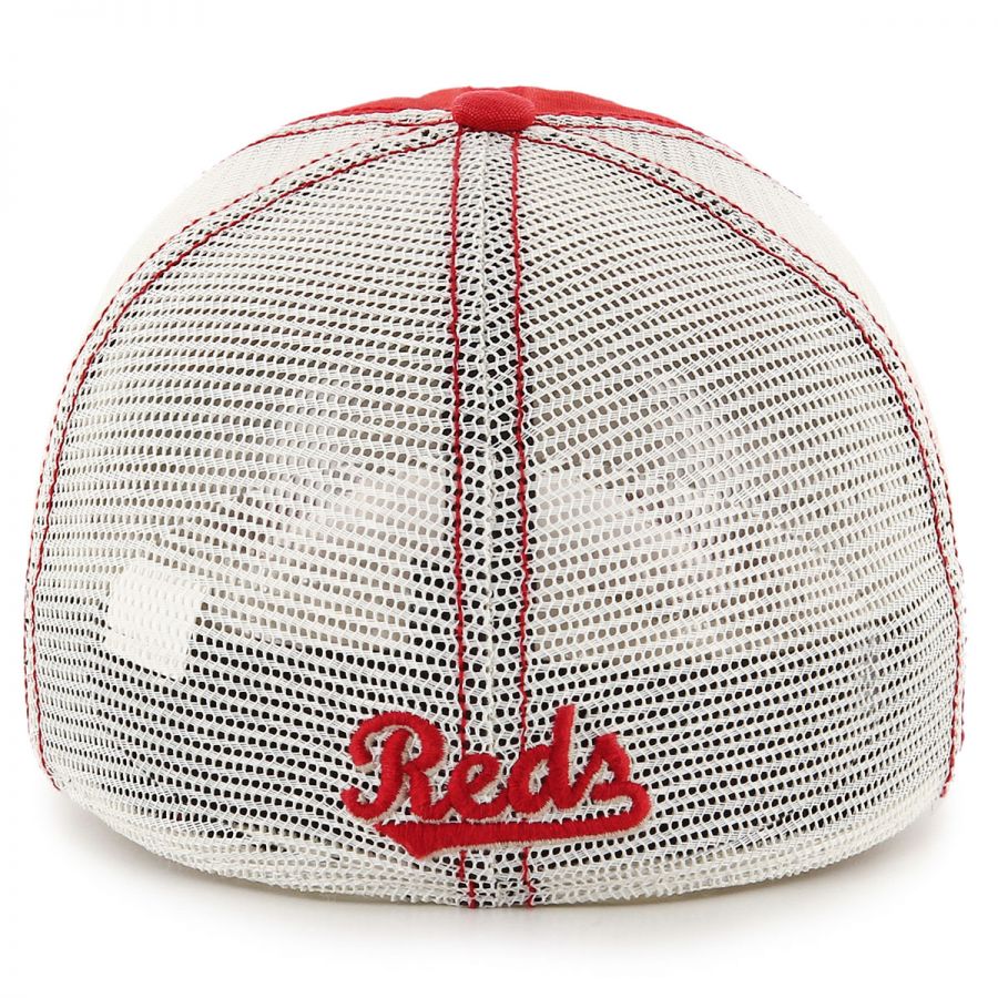 47 Brand Cincinnati Reds MLB Rockford Mesh Fitted Baseball Cap MLB ...