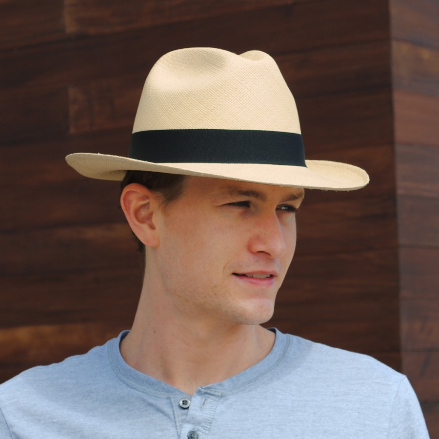 Jaxon Hats Brisa Panama Straw Fedora Hat Panama Hats